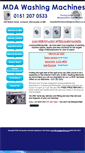 Mobile Screenshot of mdawashingmachines.co.uk